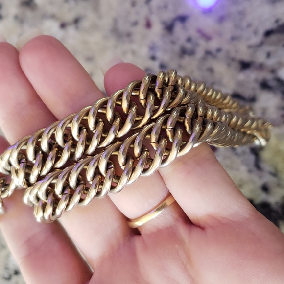 Vintage Chain Link Choker Necklace - Picture 2 of 10